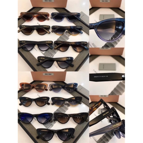 Replica MIU MIU AAA Quality Sunglasses #559147 $50.00 USD for Wholesale