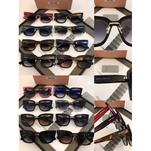 Replica MIU MIU AAA Quality Sunglasses #559155 $50.00 USD for Wholesale