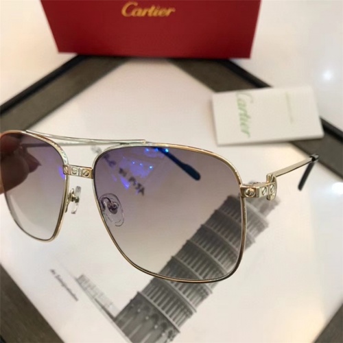 Cartier AAA Quality Sunglasses #559173 $50.00 USD, Wholesale Replica Cartier AAA Quality Sunglassess