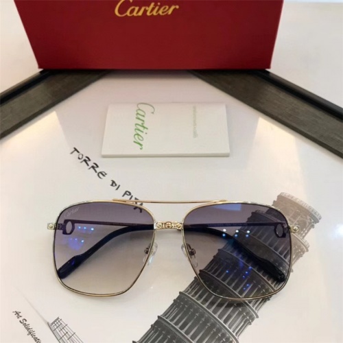 Replica Cartier AAA Quality Sunglasses #559173 $50.00 USD for Wholesale
