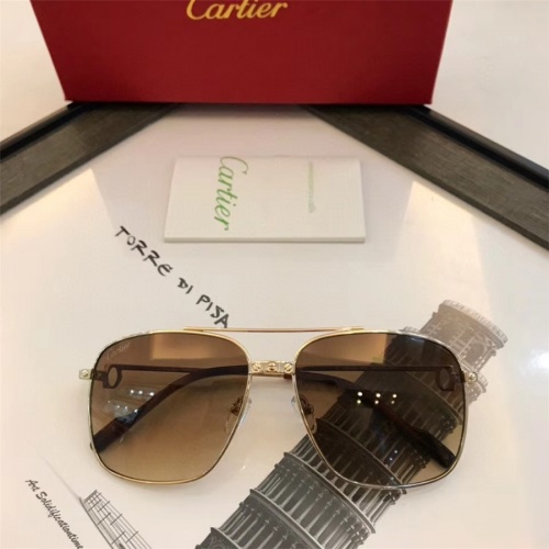 Replica Cartier AAA Quality Sunglasses #559174 $50.00 USD for Wholesale