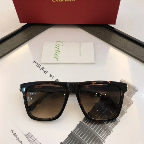 Replica Cartier AAA Quality Sunglasses #559179 $50.00 USD for Wholesale