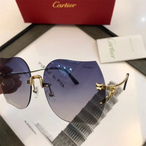 Cartier AAA Quality Sunglasses #559182 $61.00 USD, Wholesale Replica Cartier AAA Quality Sunglassess