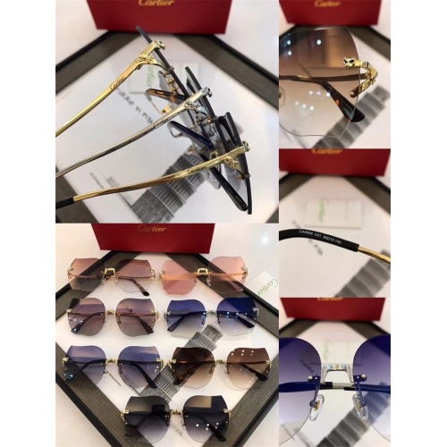 Replica Cartier AAA Quality Sunglasses #559182 $61.00 USD for Wholesale