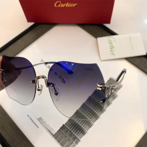 Cartier AAA Quality Sunglasses #559183 $61.00 USD, Wholesale Replica Cartier AAA Quality Sunglassess