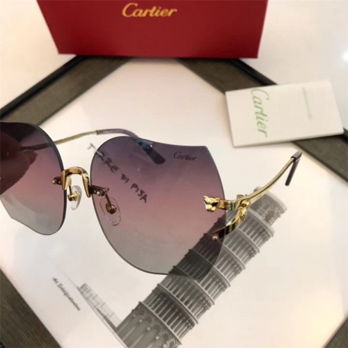 Cartier AAA Quality Sunglasses #559184 $61.00 USD, Wholesale Replica Cartier AAA Quality Sunglassess