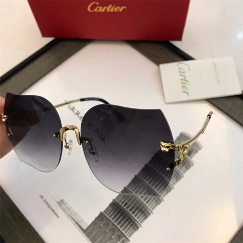 Cartier AAA Quality Sunglasses #559185 $61.00 USD, Wholesale Replica Cartier AAA Quality Sunglassess