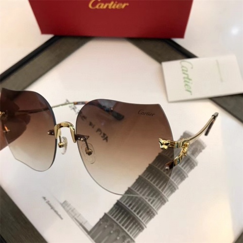 Cartier AAA Quality Sunglasses #559188 $61.00 USD, Wholesale Replica Cartier AAA Quality Sunglassess