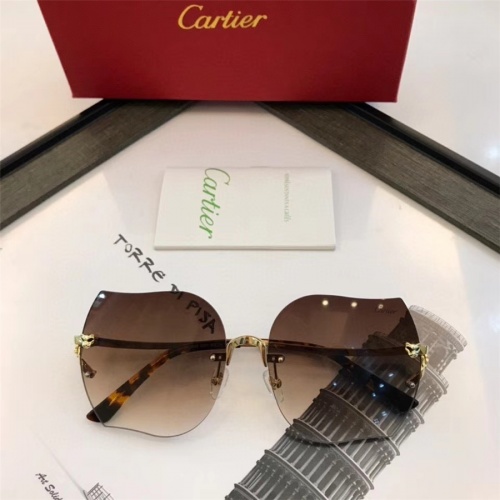Replica Cartier AAA Quality Sunglasses #559188 $61.00 USD for Wholesale