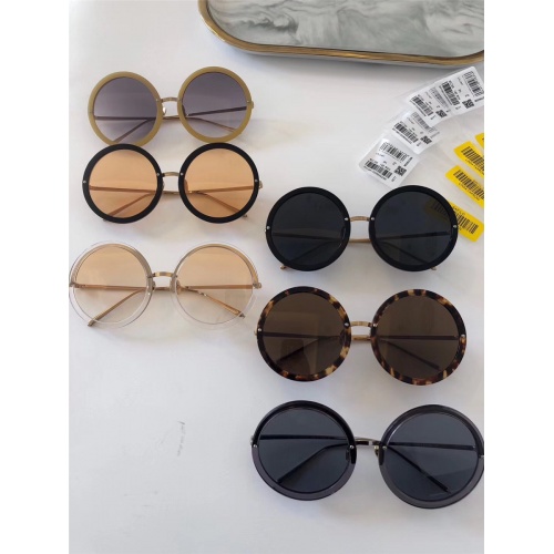 Replica Linda Farrow AAA Quality Sunglasses #559194 $61.00 USD for Wholesale