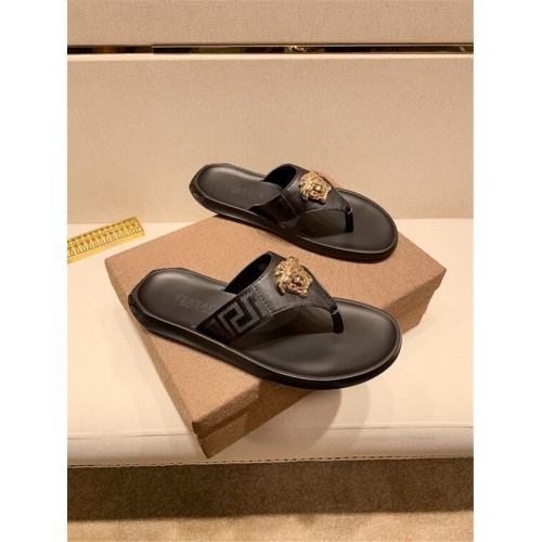Versace Slippers For Men #559349 $45.00 USD, Wholesale Replica Versace Slippers