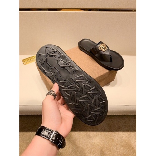 Replica Versace Slippers For Men #559349 $45.00 USD for Wholesale