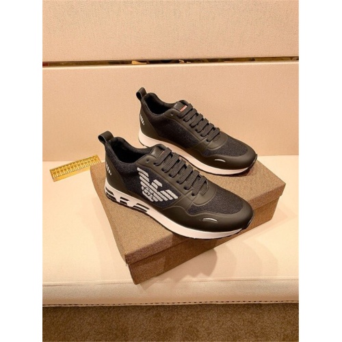 Armani Casual Shoes For Men #559358 $78.00 USD, Wholesale Replica Armani Casual Shoes