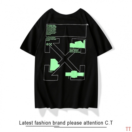 Off-White T-Shirts Short Sleeved For Men #559866 $24.00 USD, Wholesale Replica Off-White T-Shirts