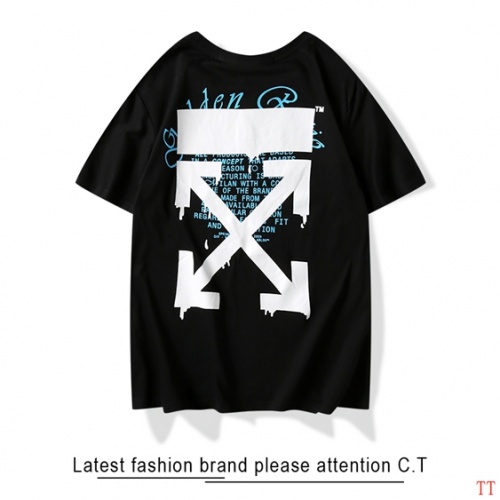 Off-White T-Shirts Short Sleeved For Men #559870 $24.00 USD, Wholesale Replica Off-White T-Shirts