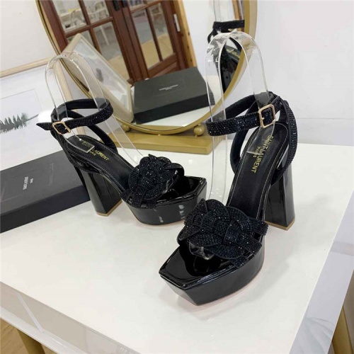 Replica Yves Saint Laurent YSL Sandal For Women #560356 $101.00 USD for Wholesale