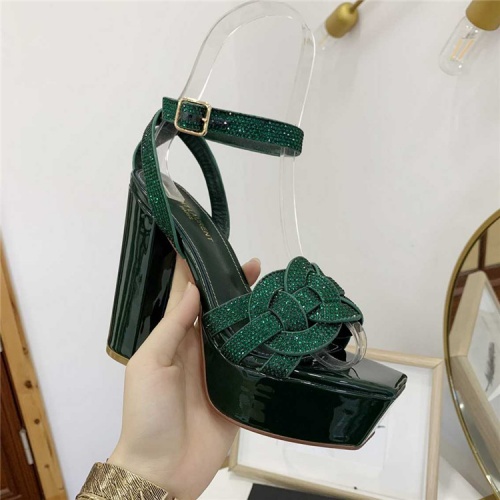 Replica Yves Saint Laurent YSL Sandal For Women #560357 $101.00 USD for Wholesale