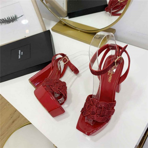 Replica Yves Saint Laurent YSL Sandal For Women #560358 $101.00 USD for Wholesale