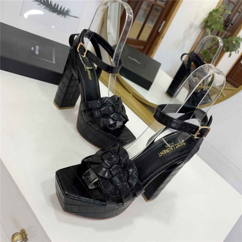 Replica Yves Saint Laurent YSL Sandal For Women #560370 $99.00 USD for Wholesale