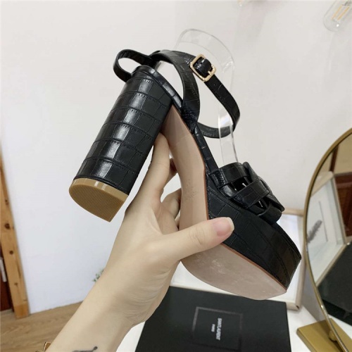 Replica Yves Saint Laurent YSL Sandal For Women #560370 $99.00 USD for Wholesale
