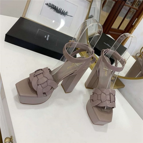 Replica Yves Saint Laurent YSL Sandal For Women #560375 $99.00 USD for Wholesale