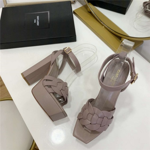 Replica Yves Saint Laurent YSL Sandal For Women #560375 $99.00 USD for Wholesale