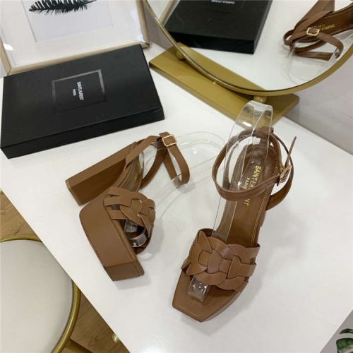 Replica Yves Saint Laurent YSL Sandal For Women #560378 $99.00 USD for Wholesale