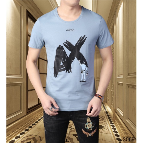 Armani T-Shirts Short Sleeved For Men #561070 $29.00 USD, Wholesale Replica Armani T-Shirts