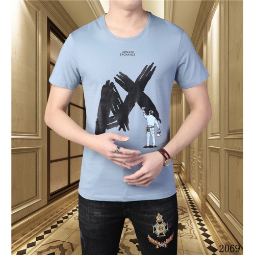 Replica Armani T-Shirts Short Sleeved For Men #561070 $29.00 USD for Wholesale