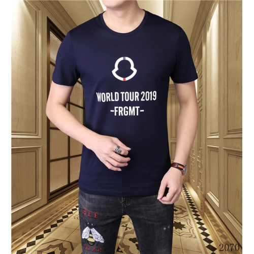 Moncler T-Shirts Short Sleeved For Men #561110 $29.00 USD, Wholesale Replica Moncler T-Shirts