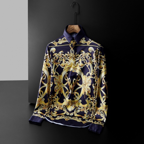 Versace Shirts Long Sleeved For Men #561346