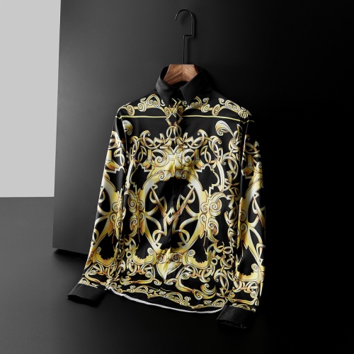 Versace Shirts Long Sleeved For Men #561347
