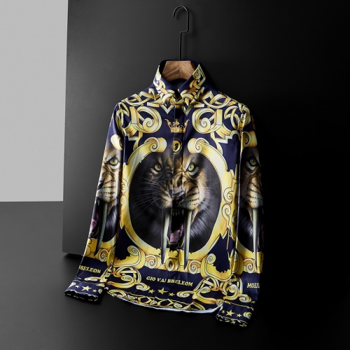 Versace Shirts Long Sleeved For Men #561353