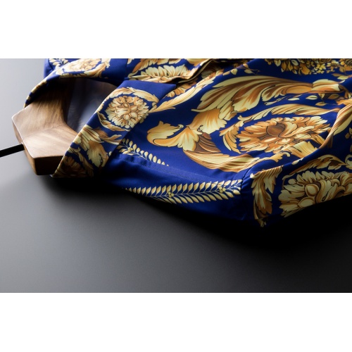 Replica Versace Shirts Long Sleeved For Men #561355 $86.00 USD for Wholesale