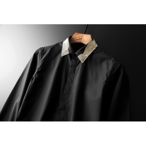 Replica Armani Shirts Long Sleeved For Men #561390 $86.00 USD for Wholesale