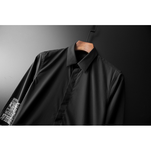 Replica Armani Shirts Long Sleeved For Men #561393 $86.00 USD for Wholesale