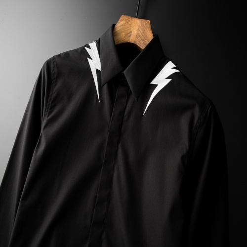 Replica Armani Shirts Long Sleeved For Men #561396 $86.00 USD for Wholesale