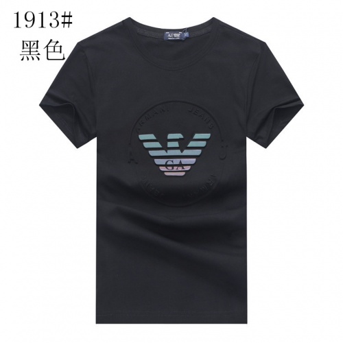 Armani T-Shirts Short Sleeved For Men #561515 $23.00 USD, Wholesale Replica Armani T-Shirts