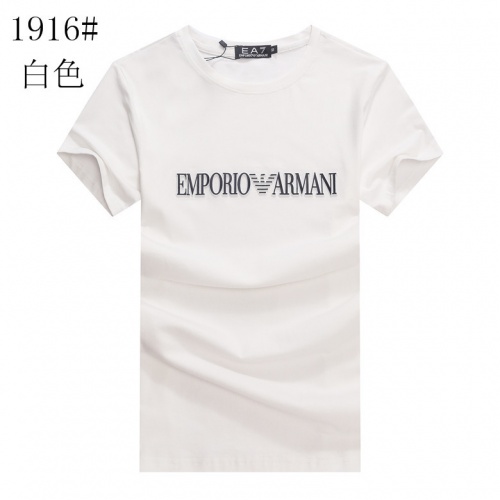 Armani T-Shirts Short Sleeved For Men #561516 $23.00 USD, Wholesale Replica Armani T-Shirts