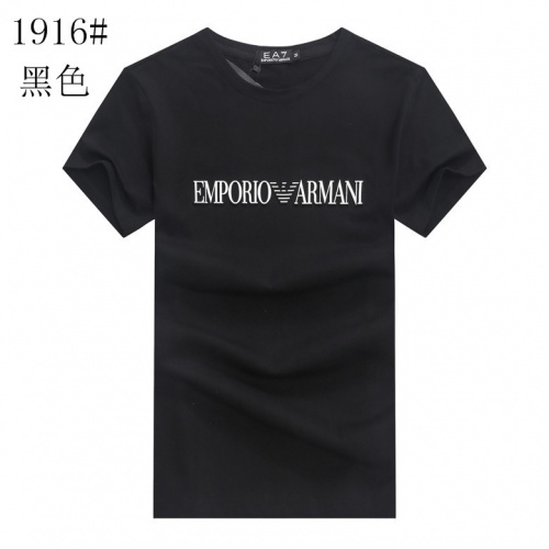 Armani T-Shirts Short Sleeved For Men #561517 $23.00 USD, Wholesale Replica Armani T-Shirts