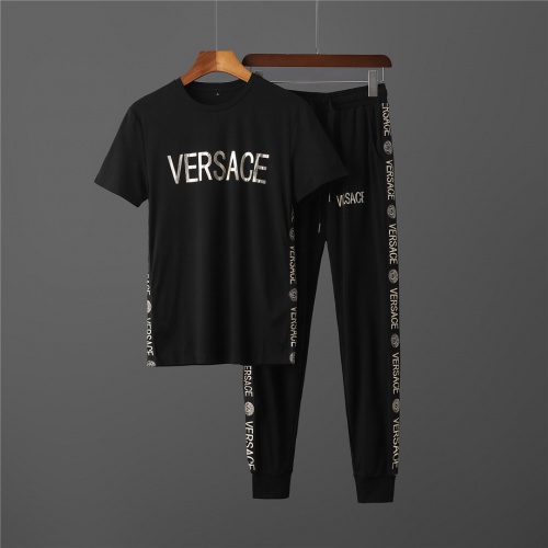 Versace Tracksuits Short Sleeved For Men #561563 $54.00 USD, Wholesale Replica Versace Tracksuits