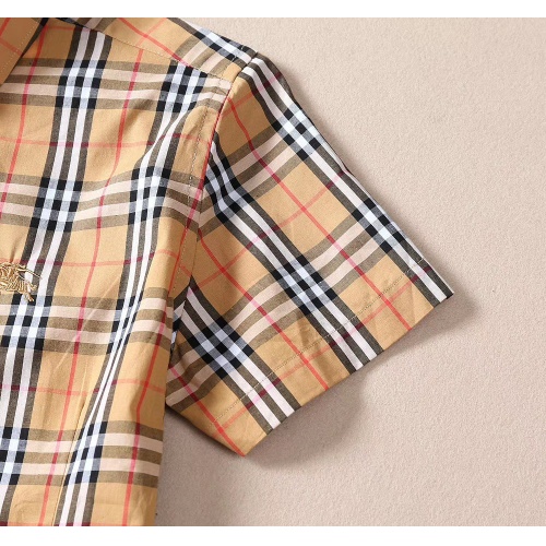Replica Burberry Shirts Short Sleeved For Women #561626 $36.00 USD for Wholesale