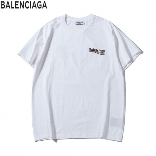 Replica Balenciaga T-Shirts Short Sleeved For Men #561936 $27.00 USD for Wholesale