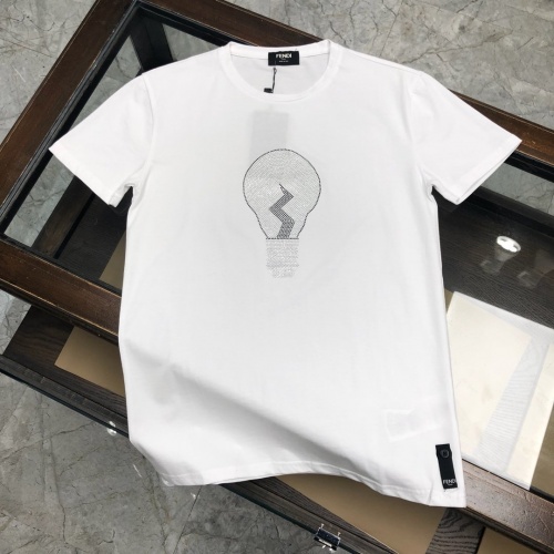 Fendi T-Shirts Short Sleeved For Men #562003 $41.00 USD, Wholesale Replica Fendi T-Shirts