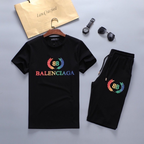 Balenciaga Fashion Tracksuits Short Sleeved For Men #562057 $48.00 USD, Wholesale Replica Balenciaga Fashion Tracksuits
