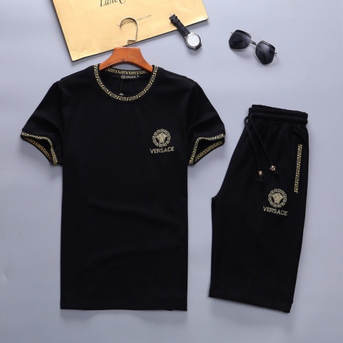 Versace Tracksuits Short Sleeved For Men #562068 $48.00 USD, Wholesale Replica Versace Tracksuits