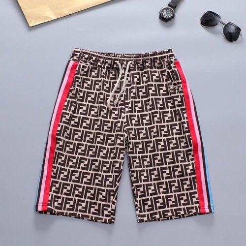 Replica Fendi Tracksuits Short Sleeved For Men #562078 $48.00 USD for Wholesale