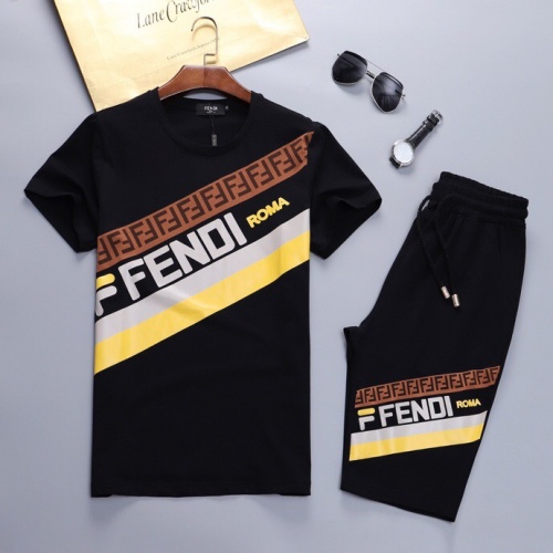 Fendi Tracksuits Short Sleeved For Men #562089
