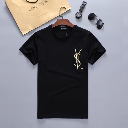 Replica Yves Saint Laurent YSL Tracksuits Short Sleeved For Men #562117 $48.00 USD for Wholesale