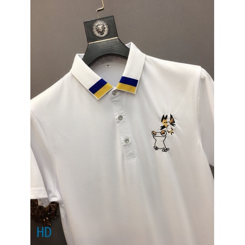 Replica Fendi T-Shirts Short Sleeved For Men #562145 $35.00 USD for Wholesale